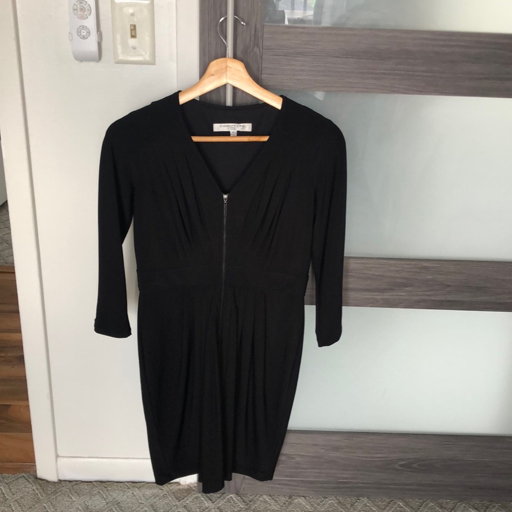 Evan-Picone black dress